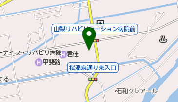 甲州石和温泉郷 石和常磐ホテルの地図画像