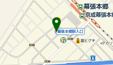 メイプルイン幕張 ロビー付近の地図画像