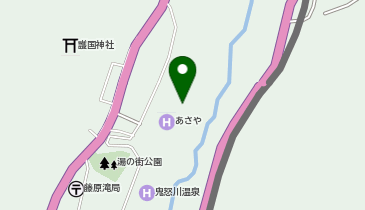 鬼怒川温泉 あさやホテルの地図画像