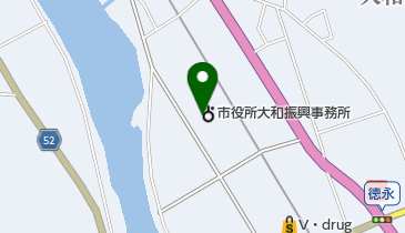 郡上市役所大和庁舎 ロビーの地図画像