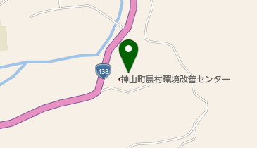徳島県神山町 農村環境改善センターの地図画像