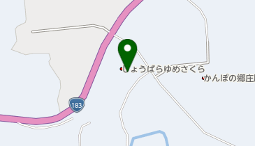 食彩館しょうばら ゆめさくらの地図画像