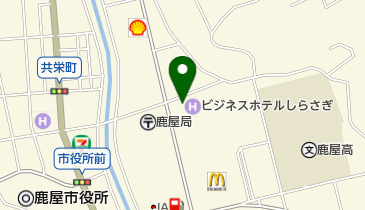 ビジネスホテル しらさぎの地図画像