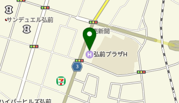 弘前プラザホテルの地図画像