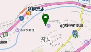 湯本富士屋ホテルの地図画像