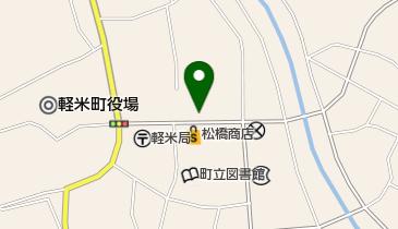 軽米町物産交流館の地図画像