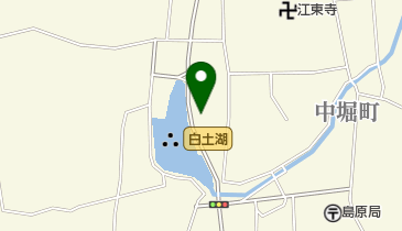 白土湖珈琲館の地図画像