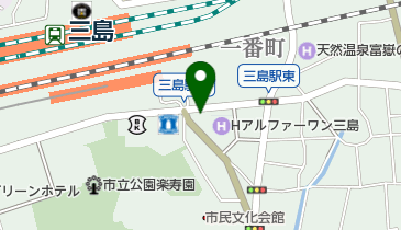 HOTEL MASSIMO MISHIMA の地図画像