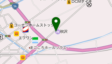 秋沢ホテル の地図画像