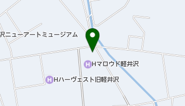 ホテルマロウド軽井沢の地図画像