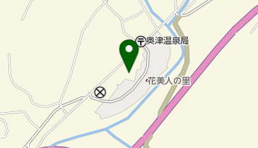 奥津温泉 みやま荘 の地図画像