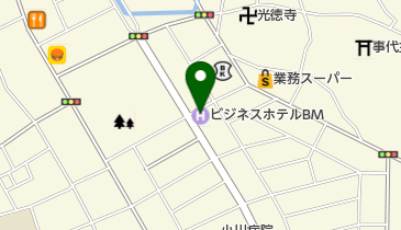 ビジネスホテル ビーエムの地図画像