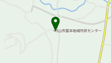 村山市冨本地区公民館の地図画像