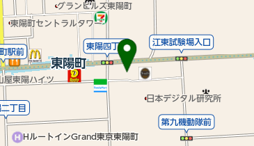 R&amp;Bホテル東京東陽町の地図画像