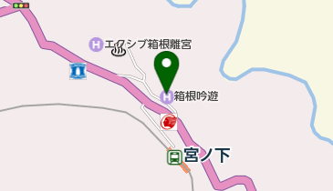 箱根 吟遊の地図画像