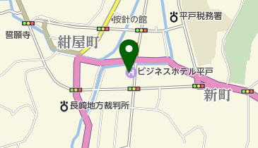 ビジネスホテル平戸の地図画像