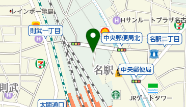 カプセルキャビンプチナゴヤの地図画像