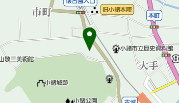 小諸グランドキャッスルホテルの地図画像