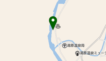 湯原温泉 八景の地図画像