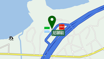 北陸自動車道 尼御前SA(下り線)の地図画像