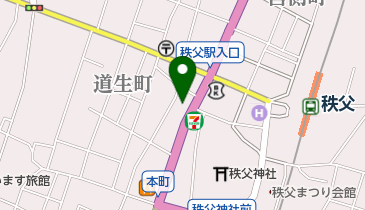 ほっとすぽっと秩父館の地図画像