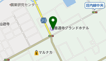 善通寺グランドホテルの地図画像