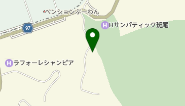 むね樹ペンションの地図画像