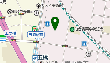 アパヴィラホテル<仙台駅五橋>の地図画像