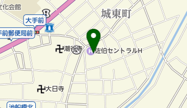 佐伯セントラルホテルの地図画像