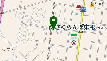 東根市観光物産協会の地図画像