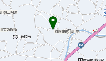 炎の里信楽の宿 小川亭の地図画像