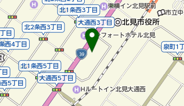 コンフォートホテル 北見の地図画像