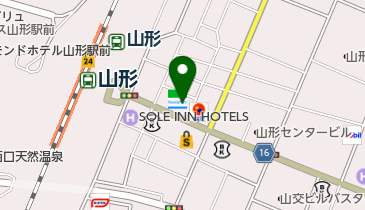コンフォートホテル 山形の地図画像