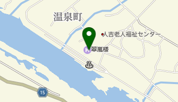 旅館 翠嵐楼の地図画像