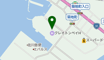 クレイトンベイホテルの地図画像