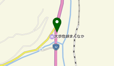 峡谷の湯宿 大歩危峡まんなかの地図画像