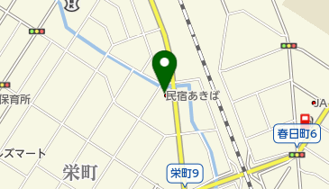 民宿あきばの地図画像