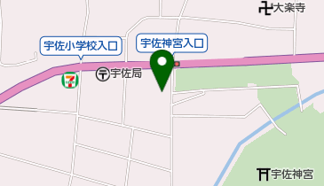 宇佐市観光協会の地図画像