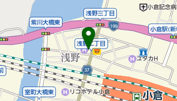 コンフォートホテル 小倉北口の地図画像