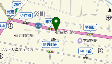 尾張町商店街振興組合の地図画像