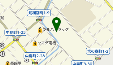 中嶋神社 ほうらいでんの地図画像