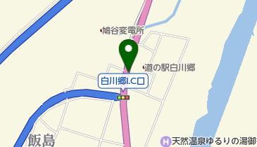 道の駅白川郷の地図画像
