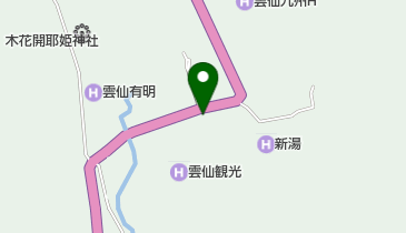 雲仙 新湯ホテルの地図画像