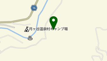 月ヶ谷温泉 月の宿の地図画像