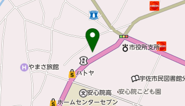 宇佐市観光協会 安心院支部の地図画像