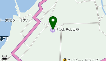 サンホテル大間の地図画像
