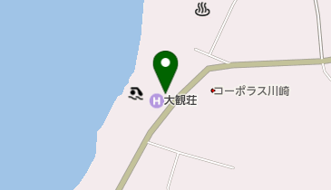 大観荘せなみの湯の地図画像