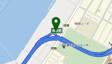 阪神高速道路 朝潮橋パーキングエリア 2Fの地図画像