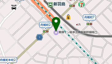 東横イン 岐阜羽島駅新幹線南口の地図画像