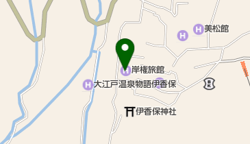 岸権旅館の地図画像